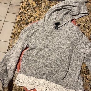 Lace hoodie!  Great shape!!
